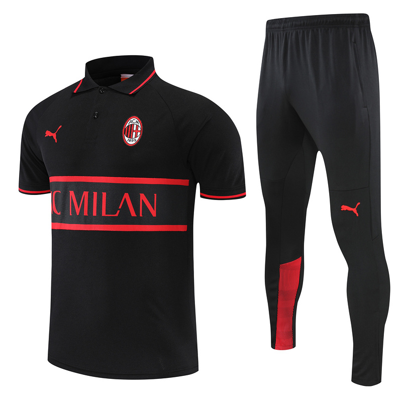 AAA Quality AC Milan 22/23 Black/Red Training Kit Jerseys